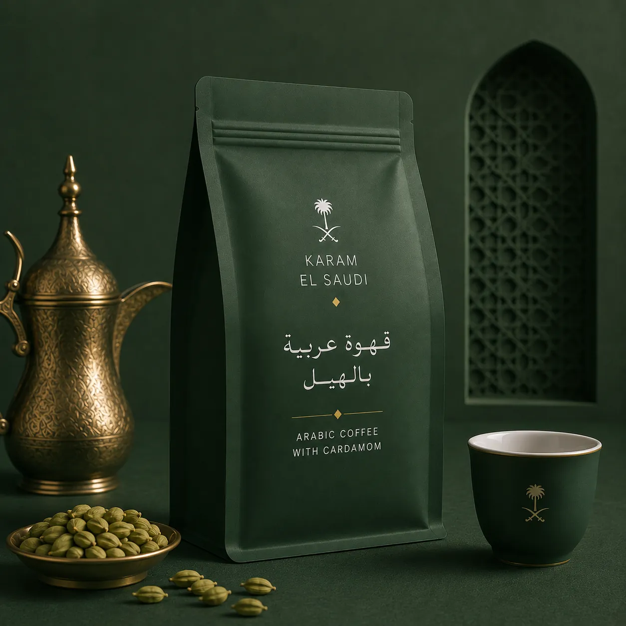 Arabic Coffee with Cardamom